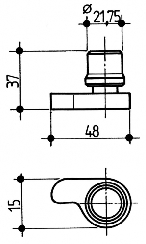 Engate Varão Aço Zincado Simples 25 (EV-020125)