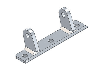 Suporte aparafusado em aço inoxidável