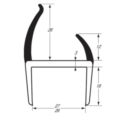 PVC para portas de carroçarias dupla dureza 