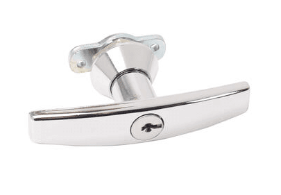 Pega de bloqueio em liga de zinco cromada