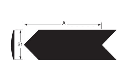 Remendo para acabamento PVC preto