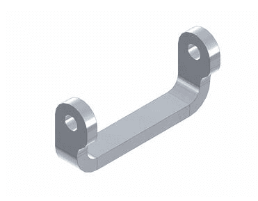 Suporte  em (U) 17 mm, soldável