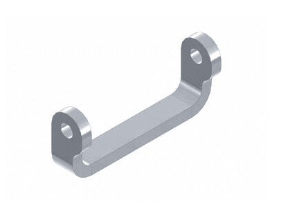 Suporte em (U) 17 mm, soldável