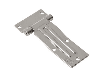 Dobradiças em aço inoxidável polido