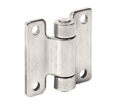 Dobradiças em aço inoxidável polido