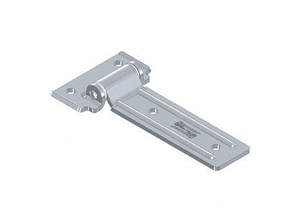 Dobradiças em aço inoxidável polido