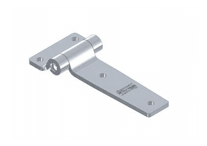 Dobradiças em aço inoxidável polido