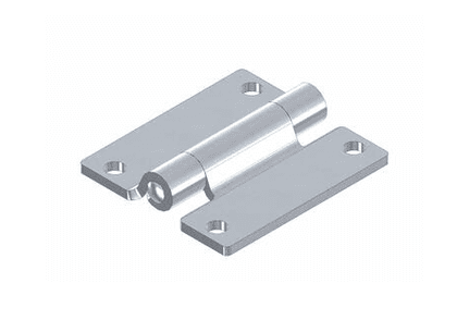 Dobradiça lateral plana para portas de tamanho médio em várias aplicações
