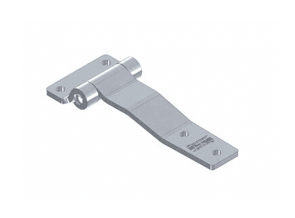 Dobradiça lateral para portas pequenas