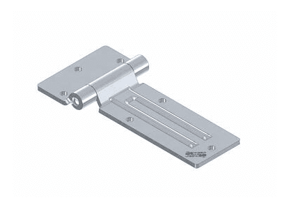 Dobradiça lateral plana para portas grandes