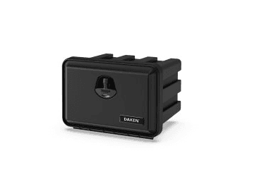 CAIXA DE FERRAMENTAS JUST 500 EM POLIPROPILENO NEGRO COM SUPORTES  