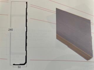 Perfil interior para carroçarias 240x50